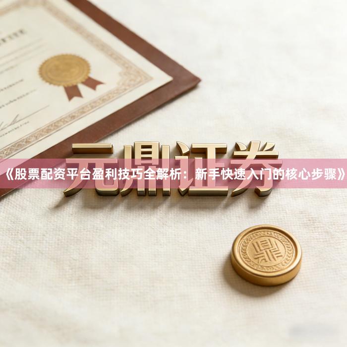《股票配资平台盈利技巧全解析：新手快速入门的核心步骤》